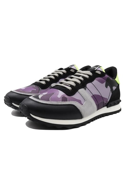 Valentino Garavani Camouflage-Print Rockrunner Men's Sneaker 4Y2S0723-Tcc