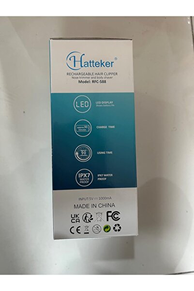 Hatteker 5-in-1 Cordless Hair Clipper & Beard Trimmer Kit