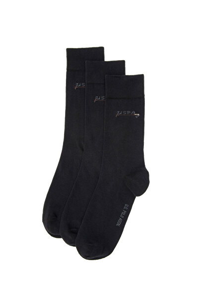 U.S. Polo Assn. Men's Black Socks 50317962-Vr046