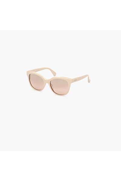 Max Mara MaxMara 54MM Brown Oval Sunglasses MM006825G54
