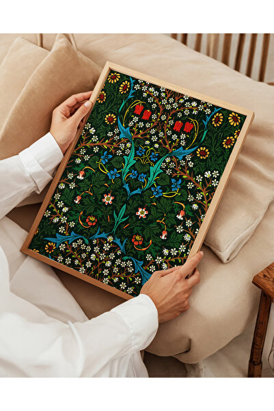 ARTHOUSECOLLECTIVE William Morris Poster - Painting at Frameless Poster in Dimensions