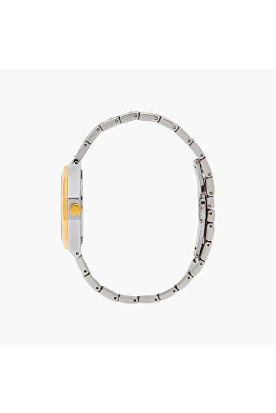 Omax Women's Gold and Silver Analog Wrist Watch 00BFD002N005