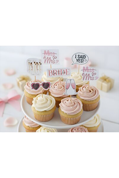 Eksen Concept 15’li Bride to Be Cupcake/Pasta Süsü | Bekarlığa Veda – Bridal ...