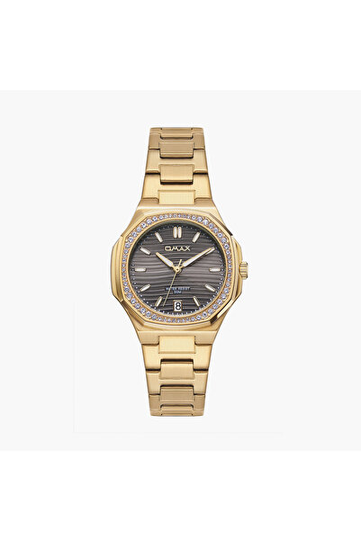 Omax Women's 42MM Gold Analog Metal Strap Watch | 00BFD006D007