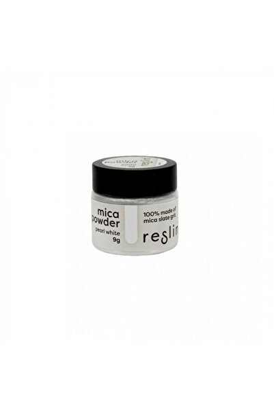 Reslin Pudră de mică 9 g Perlă albă -