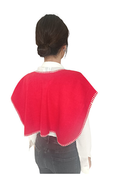 arslan deco Shoulder Shawl, Shepherd's Stitch Scarf, Fleece Scarf