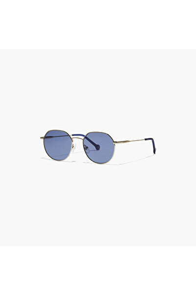 30Sundays Men Blue Lens 53 mm Round Sunglasses | 30S-000249-1202