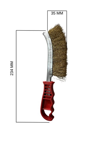 HkTeknik Plastic Handle Wire Brush |   Grill-Steel-Iron-Copper-Metal Wire Brush