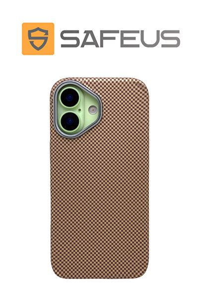 SAFEUS حافظة فاخرة من ألياف الكربون لهاتف آيفون 17 مع ميزة MagSafe، مقاومة لل...