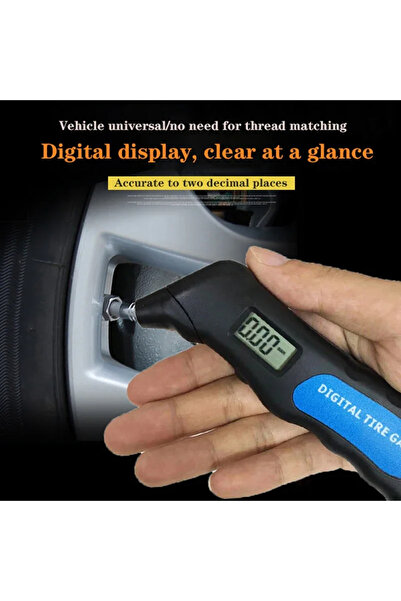 DLC Digital Tire Gauge - Air Gauge for Measuring Car Tire Pressure DLC-31427