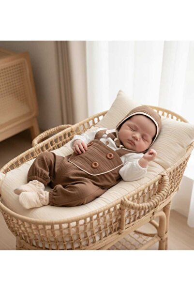 Doray Organic Baby Boy Salopet Set |   Newborn & Baby Clothing