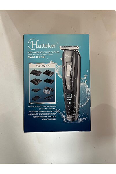 Hatteker 5-in-1 Cordless Hair Clipper & Beard Trimmer Kit