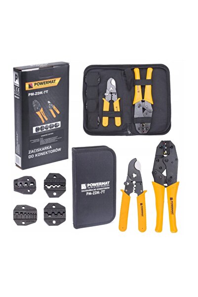 Powermat Set 2 clesti pentru sertizare cabluri electrice 7 in 1,