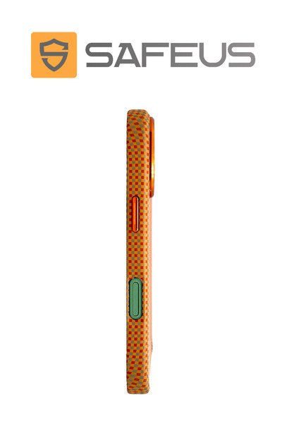 SAFEUS iPhone 17 Carbon Fiber Magsafe Compatible Hard Shockproof Premium Case