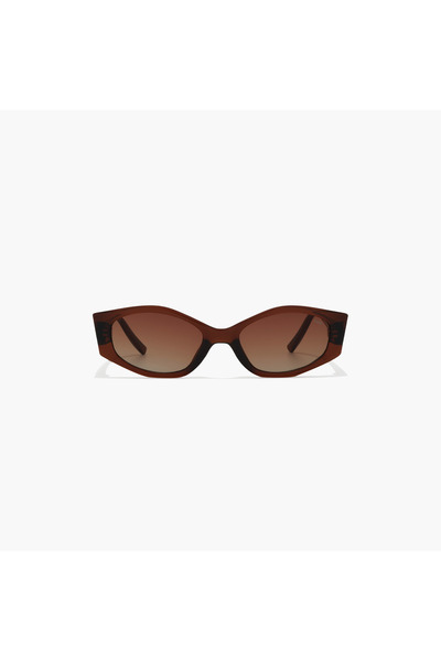 BlackOut 51MM Brown Geometric Sunglasses BLA-000316-0404