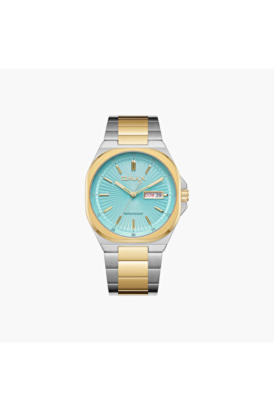 Omax Two-Tone Analog Men's Watch