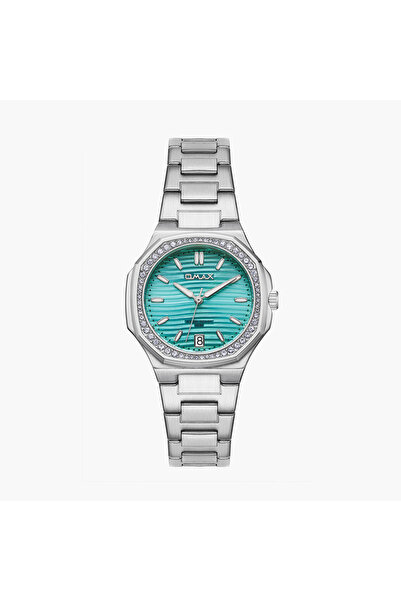 Omax Women's 42MM Silver Analog Metal Strap Watch | 00BFD006V004