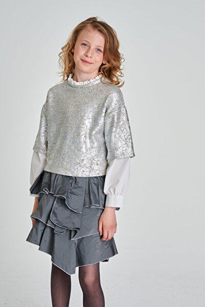 Lia Lea Girl Grey Skirt