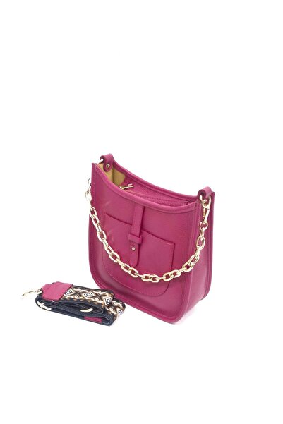 Matteo Genuine Leather Fuchsia Bag 4301