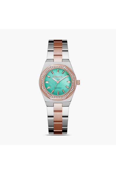 Omax Women's 28MM Gold Analog Metal Strap Watch | SQ-BS008CTSI