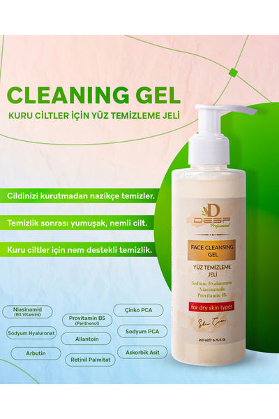 KURU CİLTLER İÇİN YÜZ TEMİZLEME JELİ