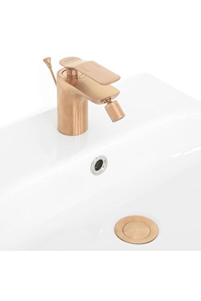 Maison Mex Bidet faucet, MOONI, L.13 H.12 cm, brushed gold