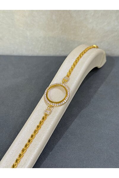 ARSLANTAŞ 1989 8 AYAR ALTIN PULLU ZİNCİRLİ ÇEYREKLİK BİLEKLİK