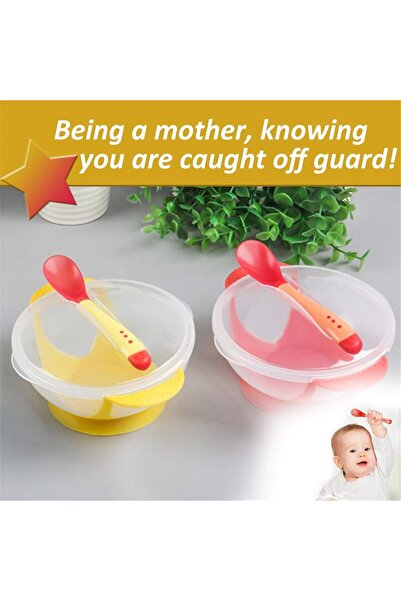 Tazweeq Kids Suction Bowl with Spoon and Lid – Spill-Resistant, BPA-Free, Microwave & Dishwasher S