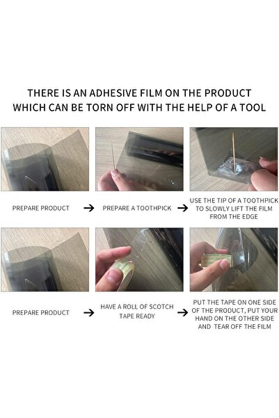 Generic فيلم تظليل النوافذ ٥٠٪ VLT احترافي غير مقطوع لنافذة السيارة (٢ بكرة، ...