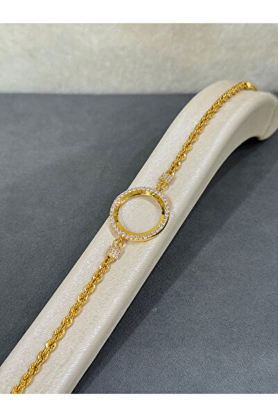 ARSLANTAŞ 1989 8 AYAR ALTIN HALAT ZİNCİRLİ ÇEYREKLİK BİLEKLİK