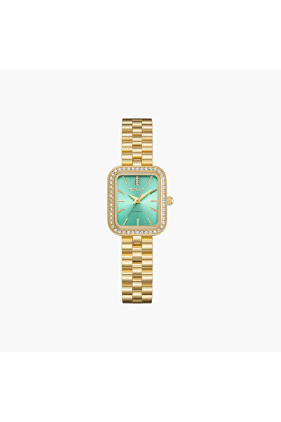 Omax Gold Plated Women's Analogue Watch