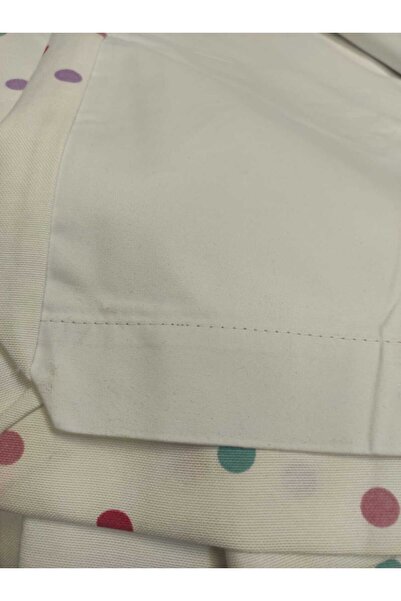 Evcimenhome Thermal Lined Linen Rustic Curtain with Eyelet Metal Rings 170Cmx225Cm Point