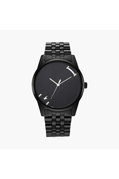 FASTRACK Men's 42 MM Black Analog Stainless Steel Watch | 3277NM01
