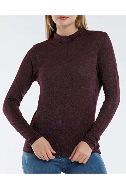 WE AND ME Women's Silvery Basic Knitwear Body Thin Fabric