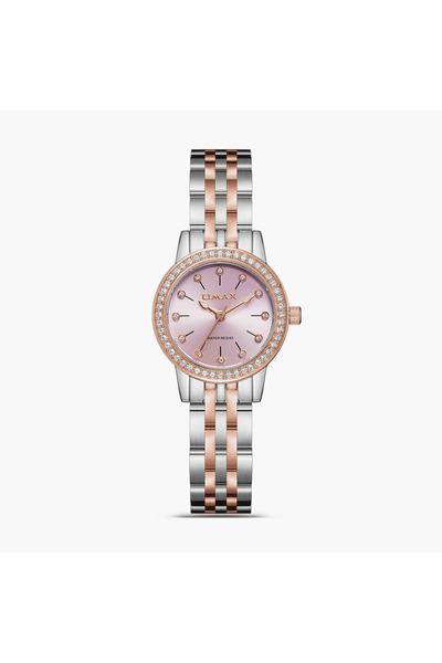 Omax Women's 26MM Gold Analog Metal Strap Watch | SQ-BS006CUSS