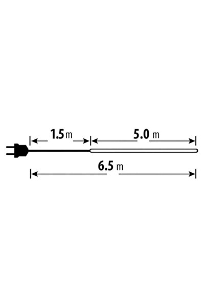 AB HOMES Frânghie LED Neon, 120 LED-uri/m, 5 m, Alb Rece, Continuu, Interior și Exterior
