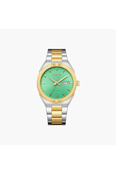 Omax Two-Tone Analog Men's Watch