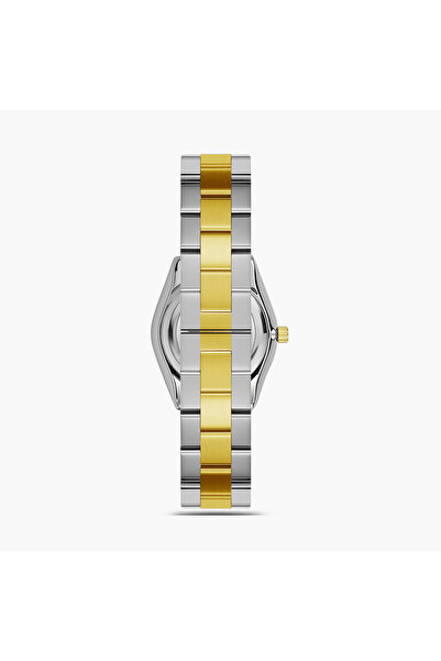 Omax Women's 28MM Dual Tone Analog Metal Strap Watch | SQ-BS008T2II