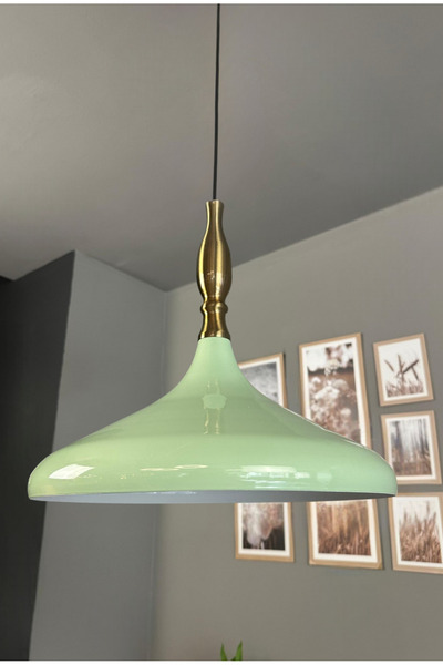 Bamyum Champion Mint Eskitme Simya Başlık Tekli Avize Sarkıt Salon Mutfak Ayd...