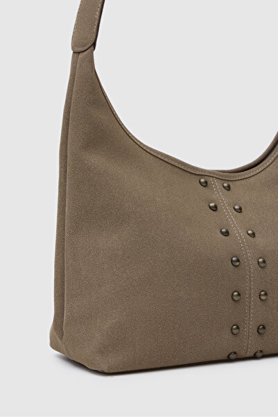 GUONN Valenta Suede Hand and Shoulder Bag