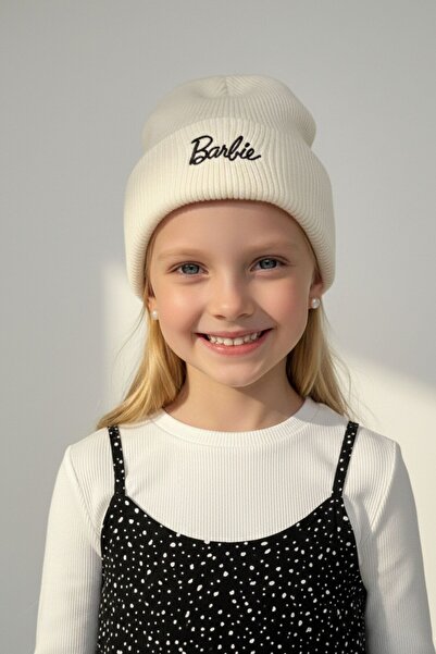 Kübra Tekstil Girl's Black Polka Dot Ruffle Gilet Dress Long Sleeve Corded Fabric Bodysuit 2-Piece Set- Girl's Set