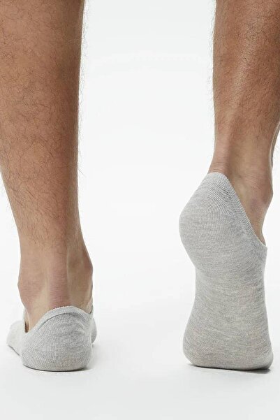 Lacoste Soft Ribbing High Stretch Reinforced Heels and Tips 3-Pack Sock Unisex Ballet Socks 3-Piece Gray