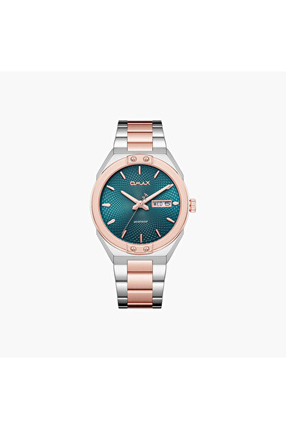 Omax Two-Tone Stainless Steel Men's Watch