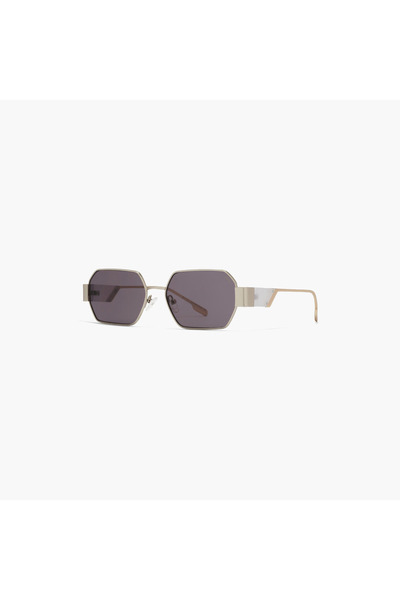 BlackOut Sky 56 MM Grey Geometric Sunglasses | su101207-bla-000345-1207-56