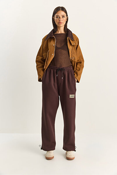 Bianco Lucci Γυναικείο Basic Jogger Relaxed Fleece Φούτερ 60283860