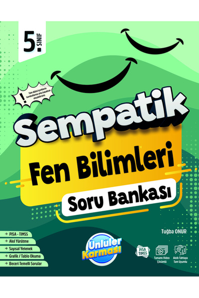 Ünlüler Karması Yayınları Ünlüler Karması 5.Sınıf Sempatik Fen Bilimleri Soru...