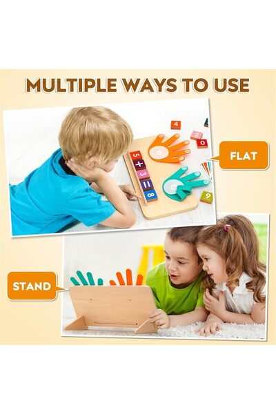 Generic Andanna Wooden Montessori Math Learning Toy - Counting Set, Unisex, Age 3+