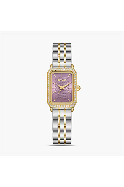 Omax Women's 30MM Dual Tone Analog Metal Strap Watch | SQ-BS004TLII