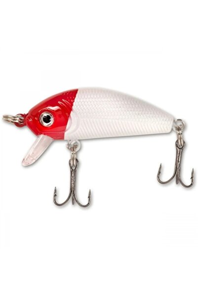 Mimteam Zebco Gitec Perch Lure, 5cm, 4.75g, Red Head