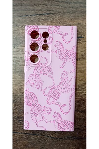 Newon غطاء حماية لهاتف سامسونج جالاكسي S24 الترا LEOPAR مطبوع مصنوع من السيلي...